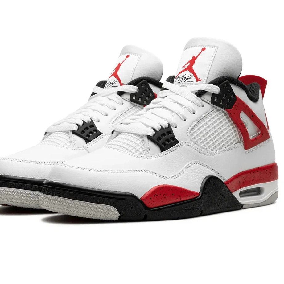 'Red Air Jordan Retro Cement' 4 0821